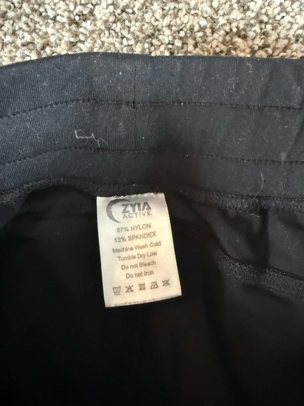 ZYIA Women’s Black Unwind Activewear Jogger Pants Size XS - Picture 2 of 4